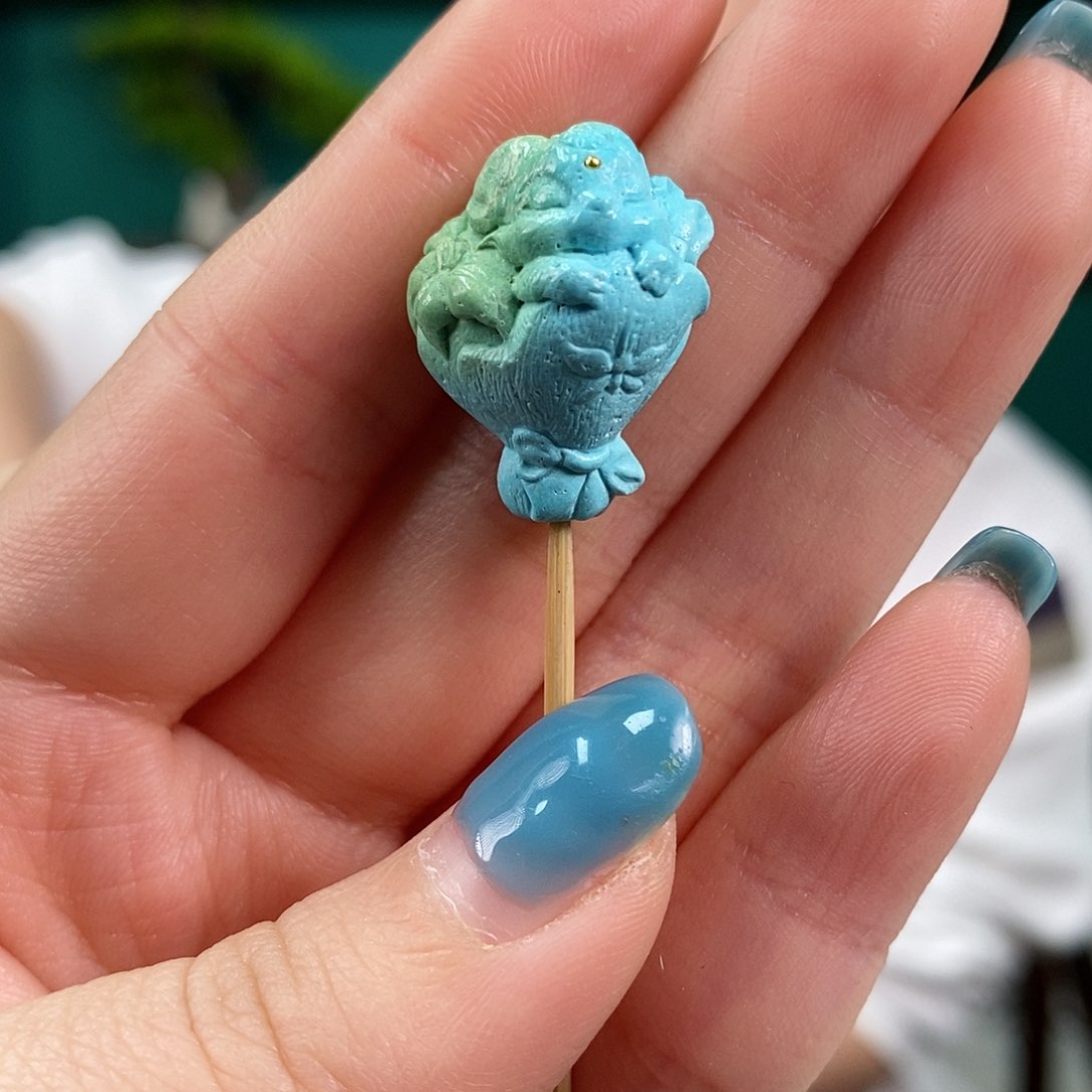 绿松石珠宝奇石未镶嵌