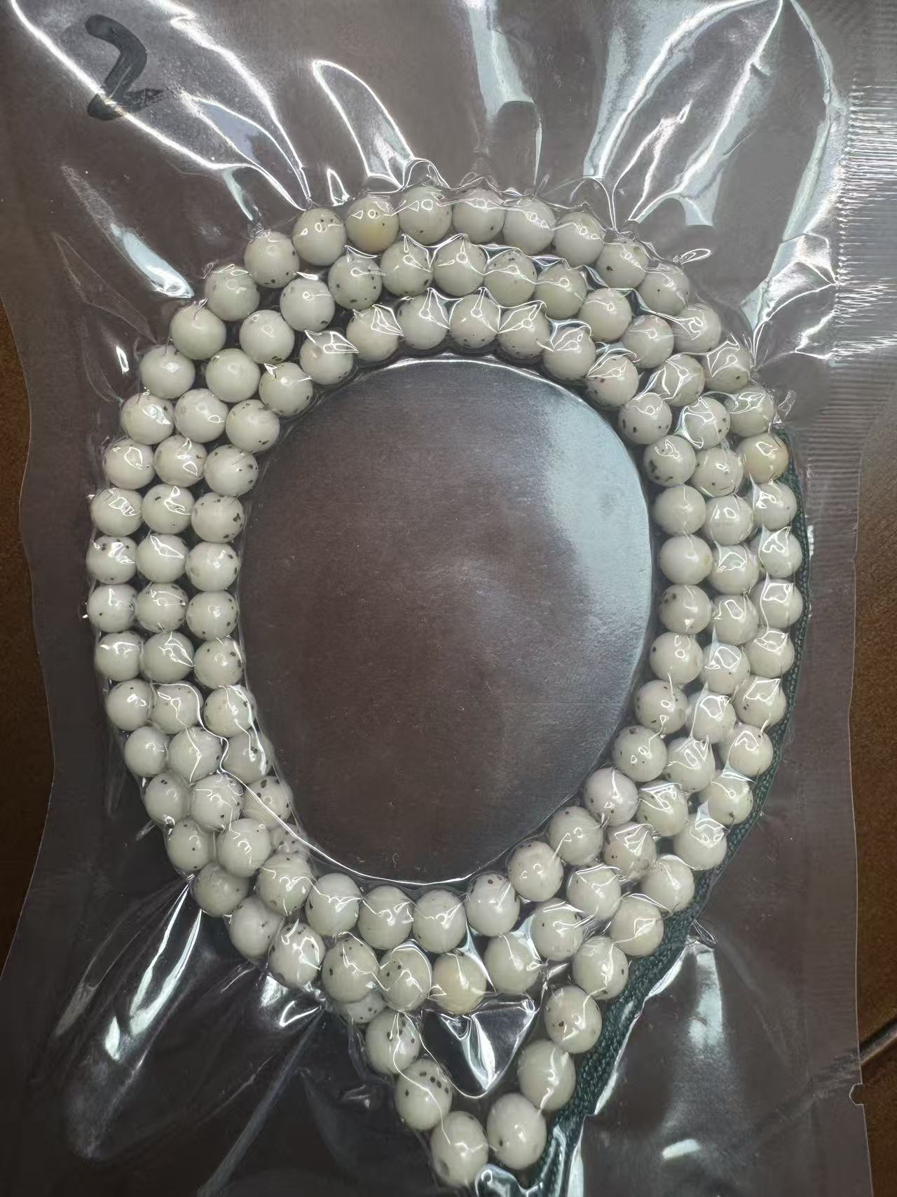 【梵云出品】A+级瓷白6*6龙蛋大光头108 同枝果
