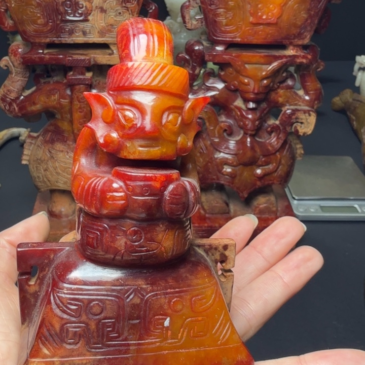 山***峰古玉老玉收藏珍品摆件