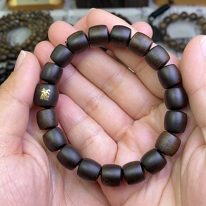 手串沉香越南芽庄白棋楠1.0桶珠
