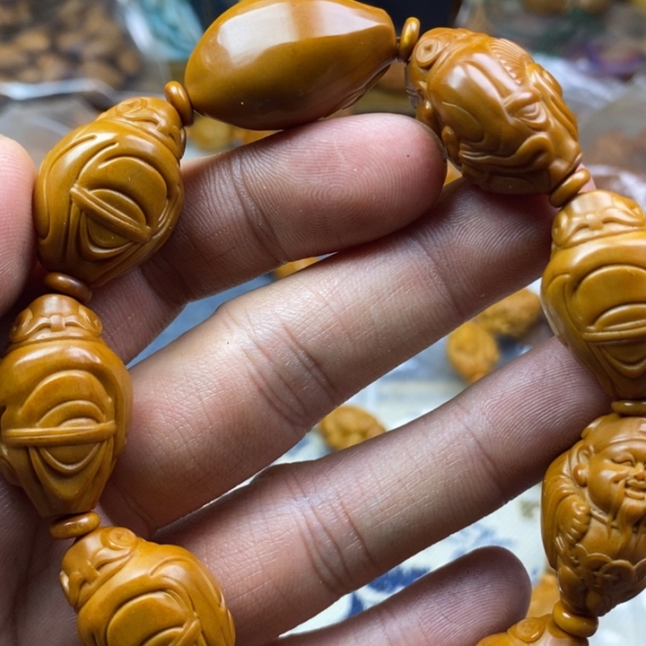 橄榄核手串/手链橄榄核雕工艺手串