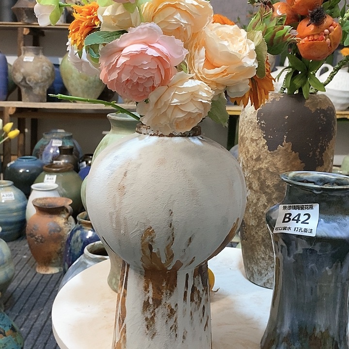 瓶高30。6.5 景德镇陶瓷