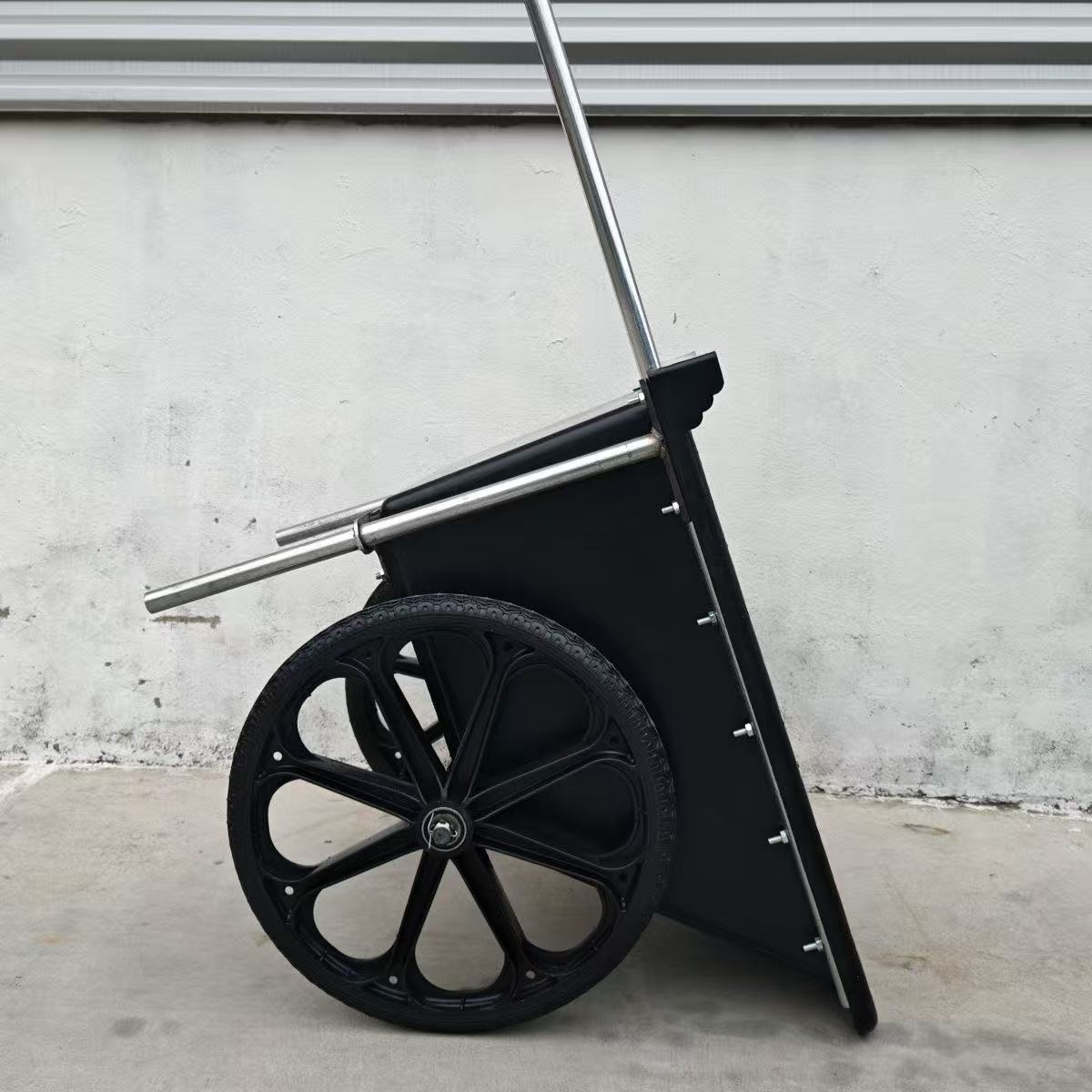 250升加厚大容量多功能两轮塑料斗车适用于建筑工地养殖环卫家用