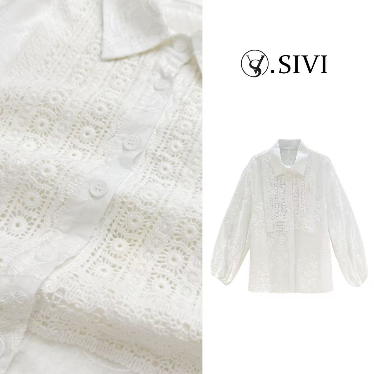 熙薇【情投意合】2025早春新款时尚休闲气质轻奢衬衣H1091