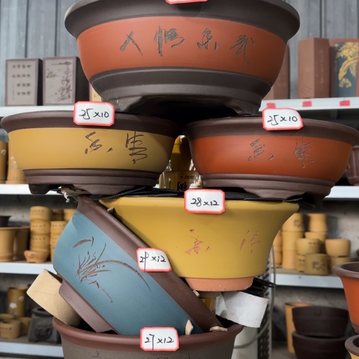 花盆紫砂100-6。        