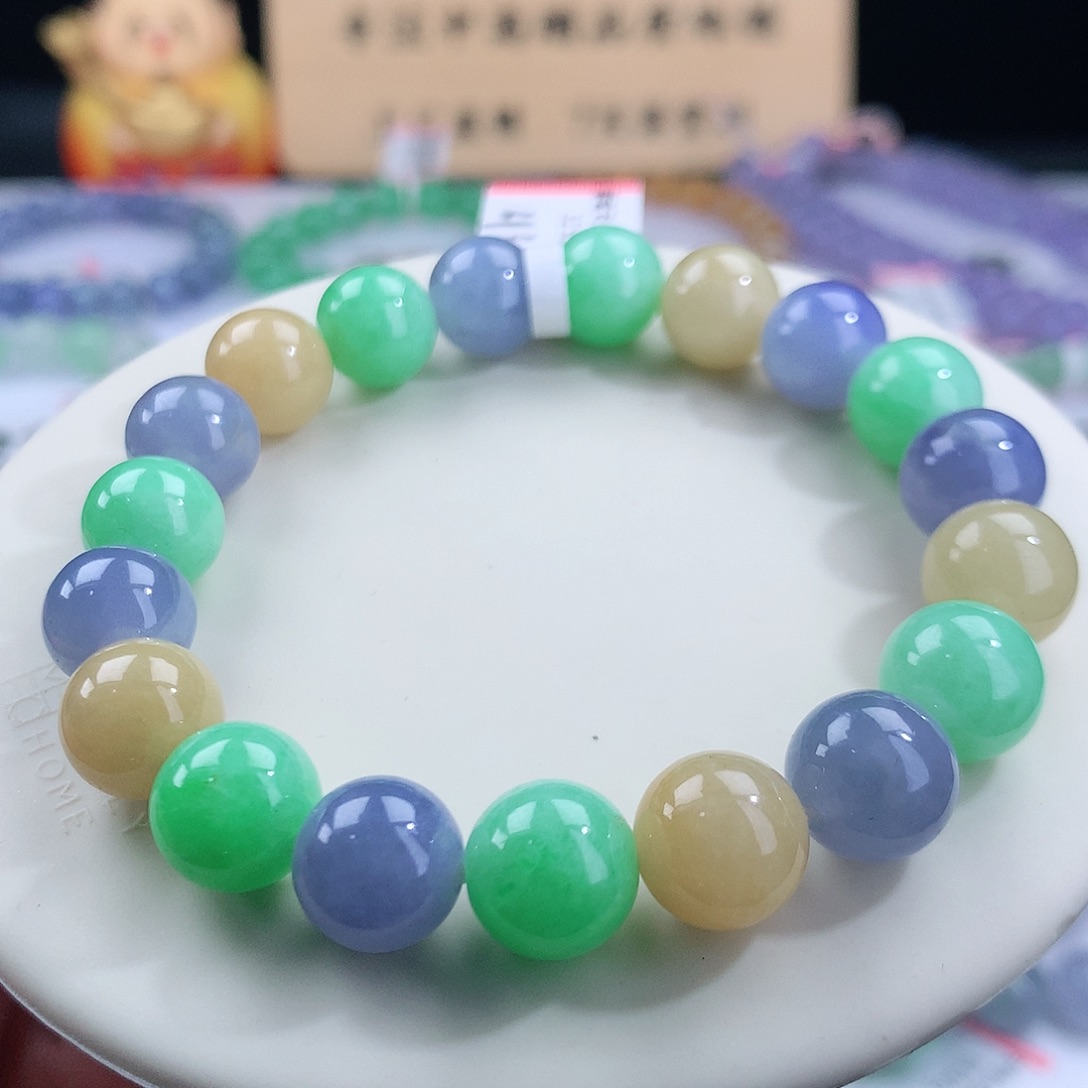 翡翠手链未镶嵌卡10