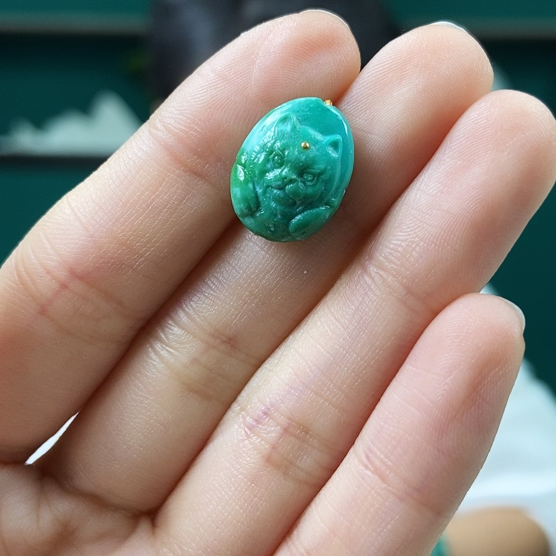 未镶嵌绿松石珠宝奇石