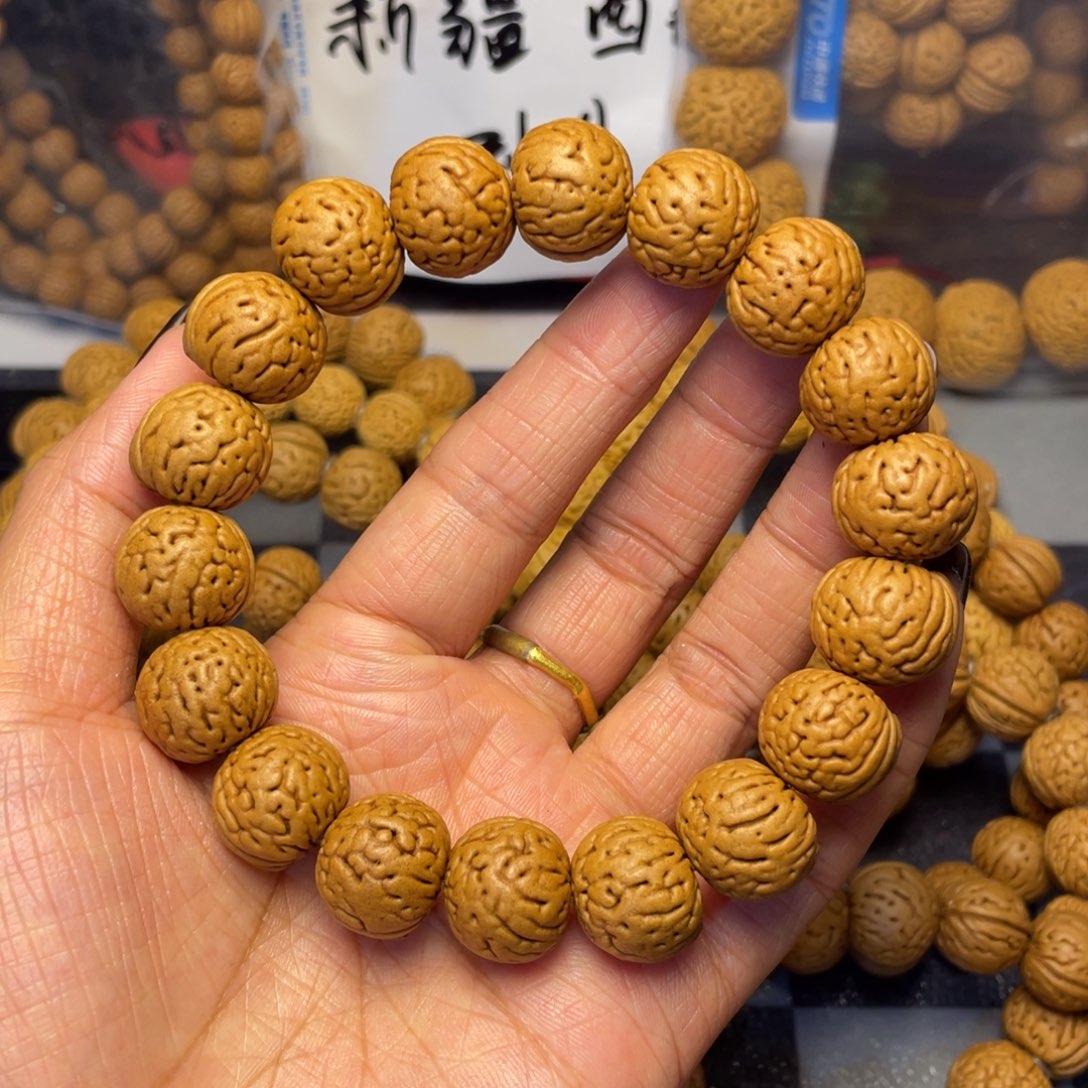 手串桃核皓*16金丹手串