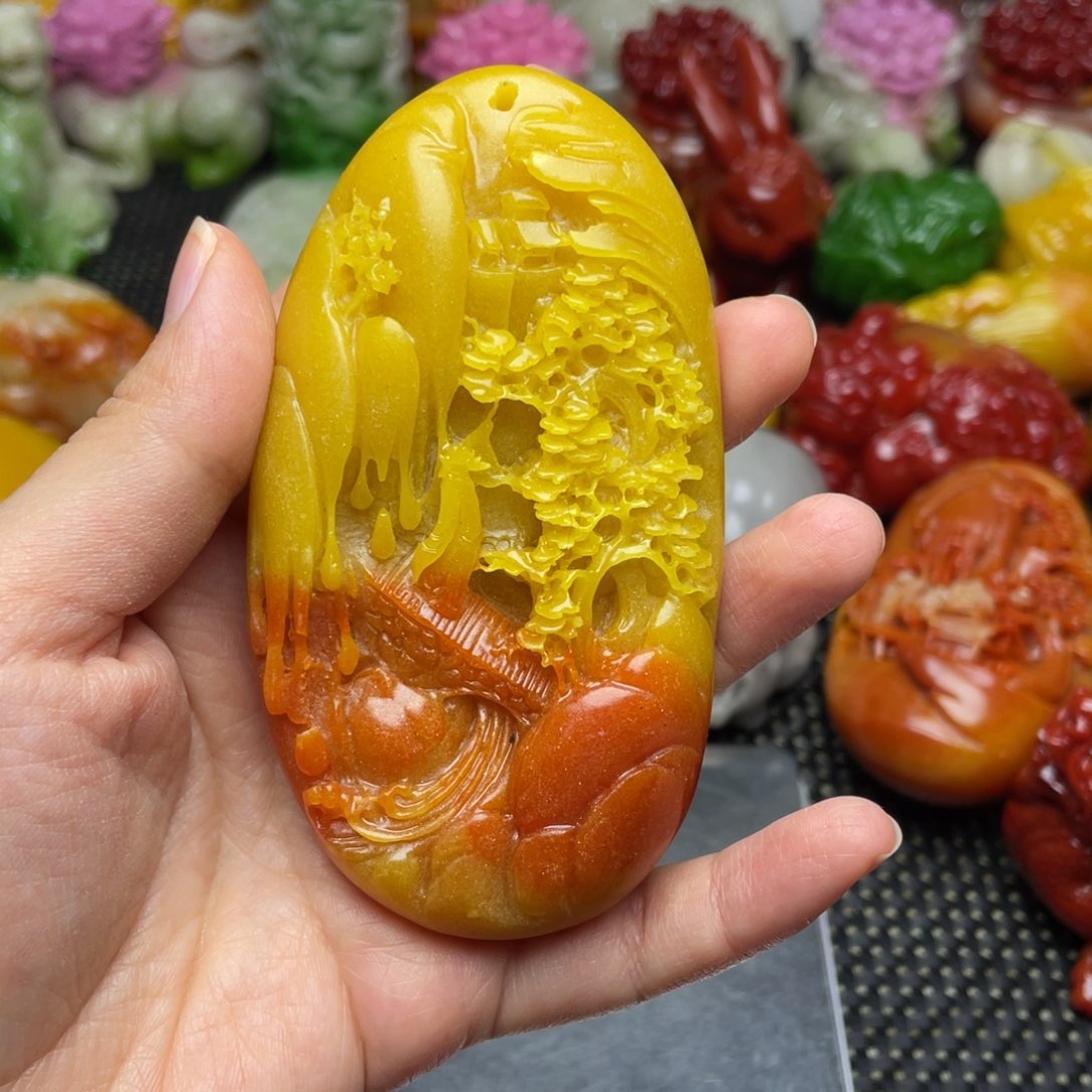 奇石手把件清仓特价