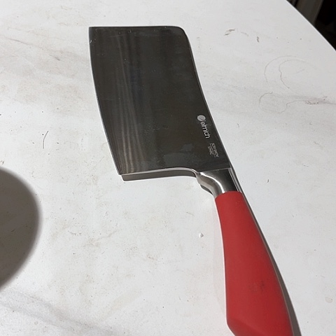 微瑕，不锈钢骨头刀没有礼盒