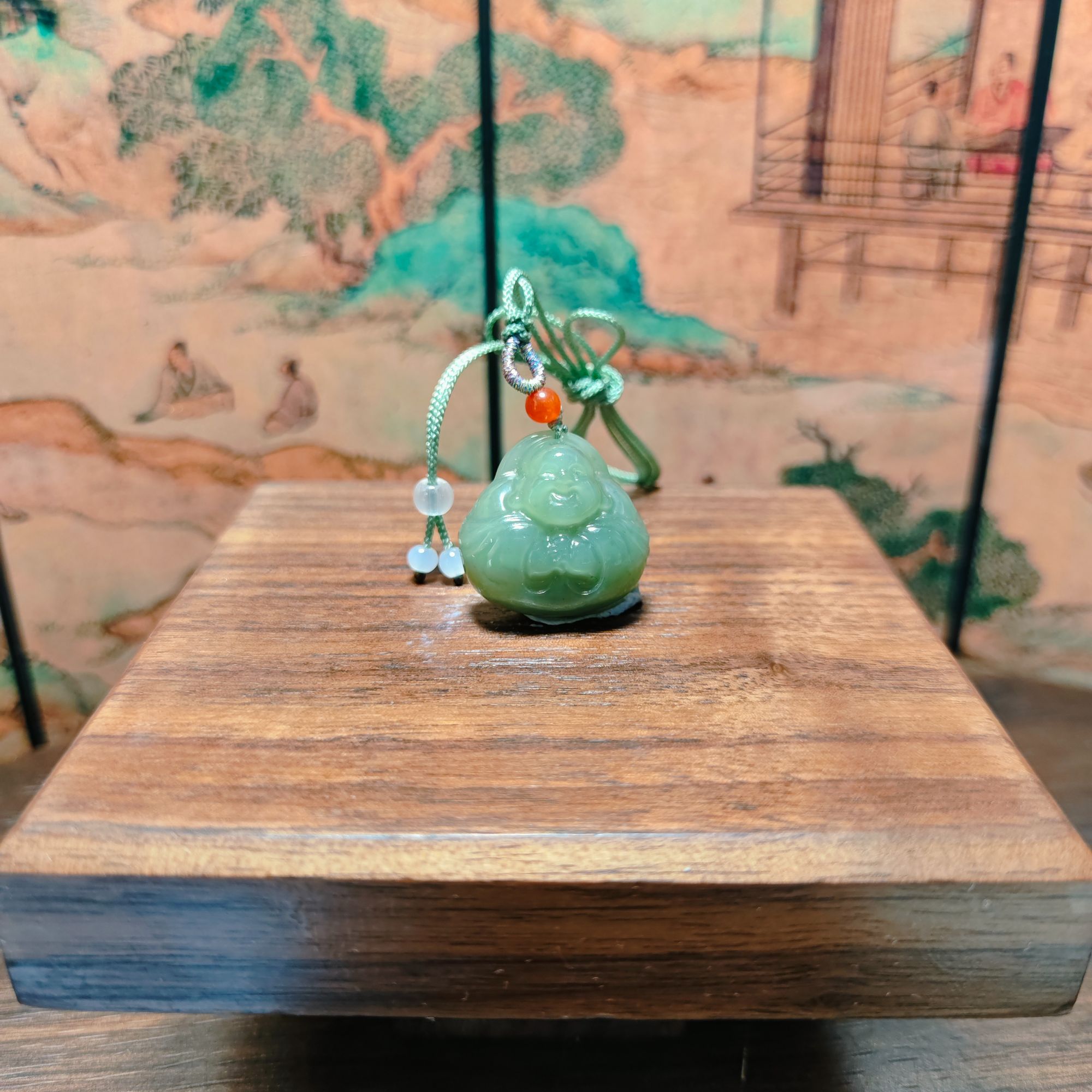 G和田玉抱抱佛吊坠5055