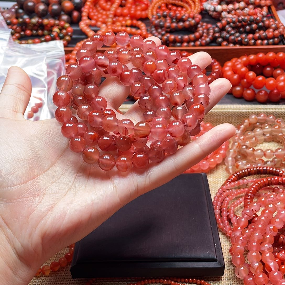 手链未镶嵌南红玛瑙缅**缘