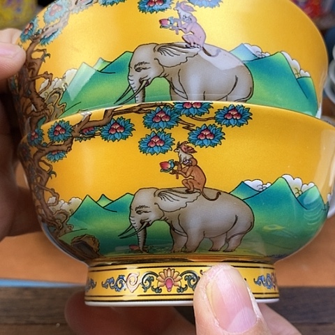 景德镇陶瓷藏式茶碗