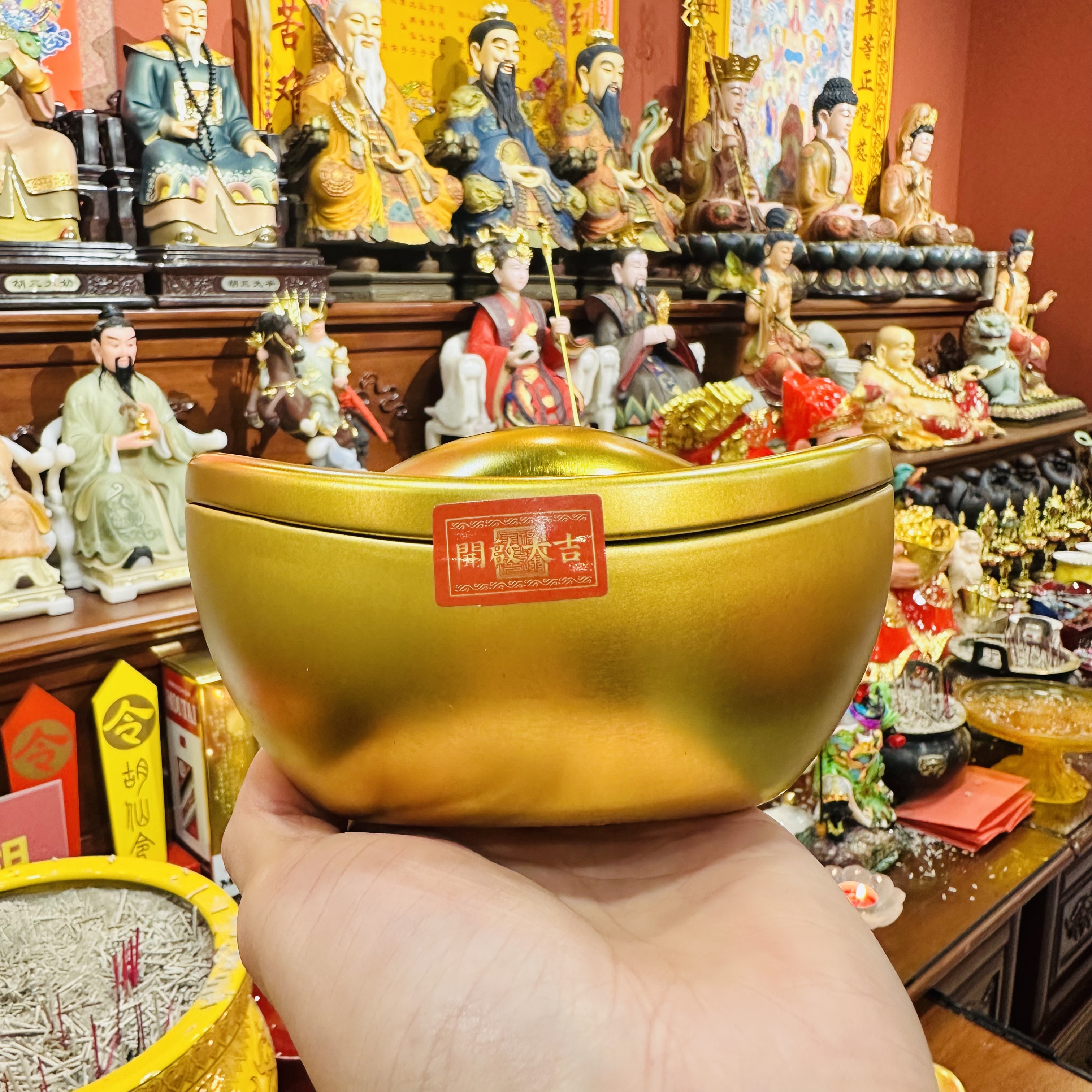 【超人义推荐】一锭发金元宝摆件