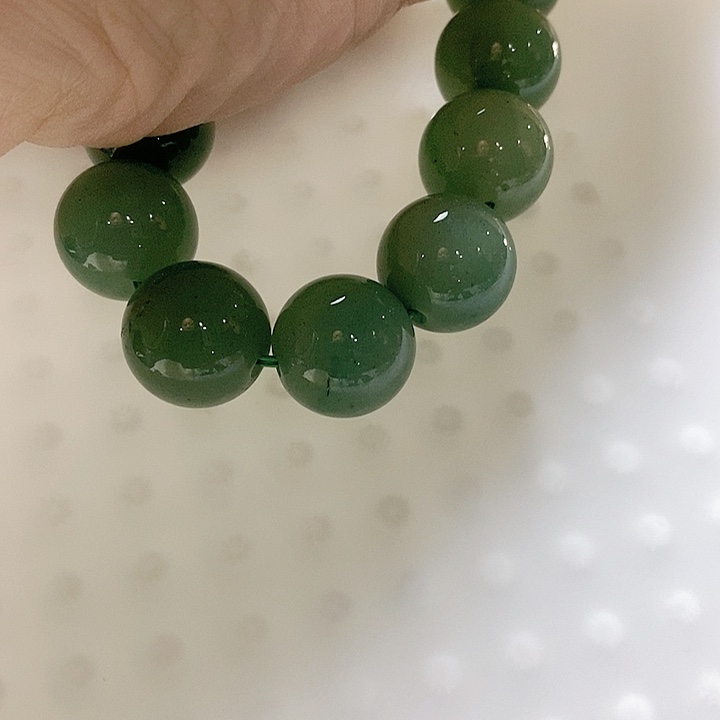 密玉（石英质玉）手链未镶嵌静*