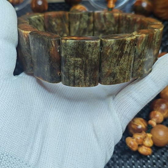 琥珀木水墨丹青手排