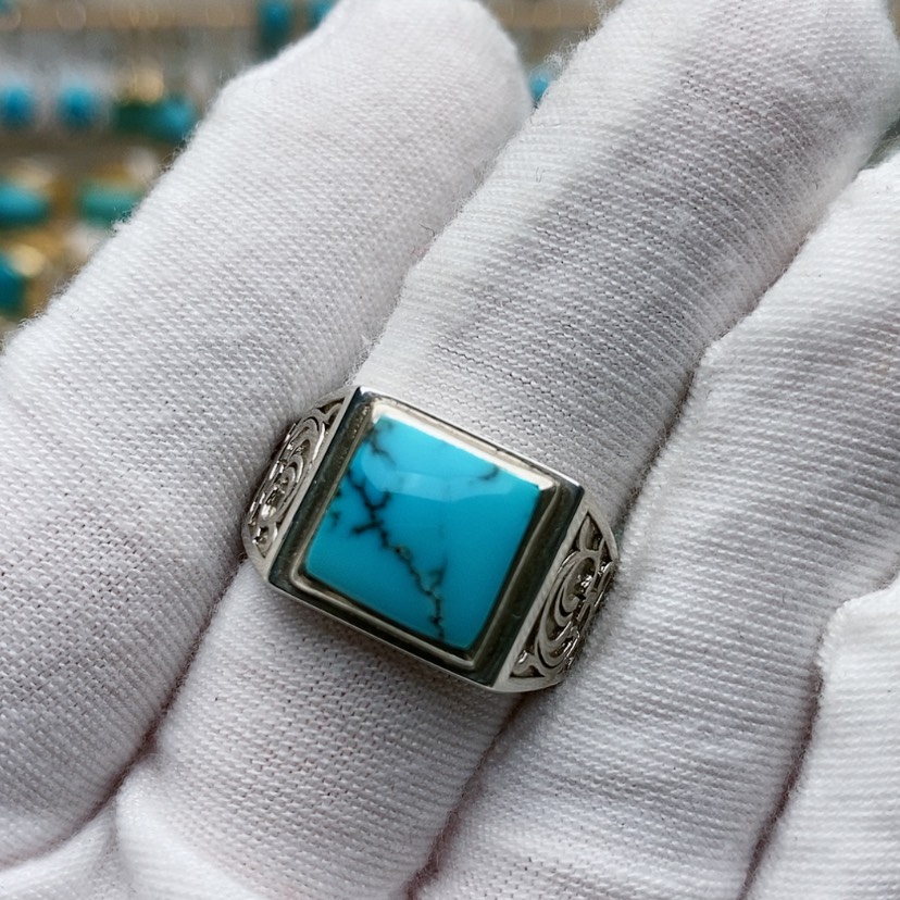 【闪购商品】绿松石珠宝奇石银S925镶嵌