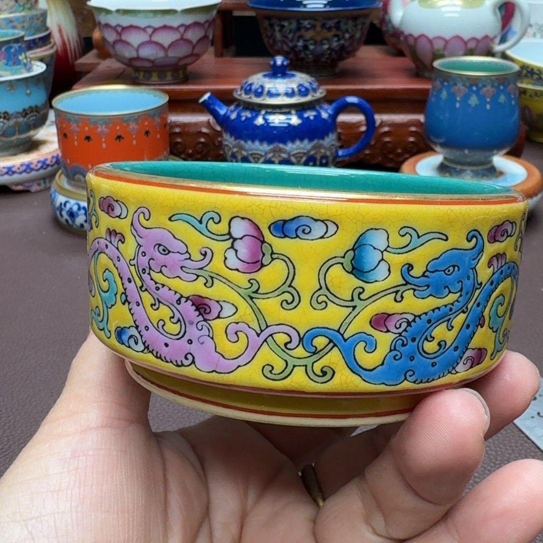 瓷片景德镇仿古手工制作精品展示