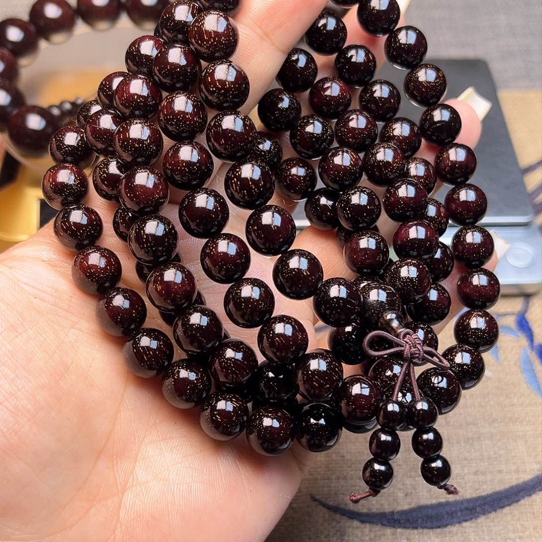 檀香紫檀（小叶紫檀）1.0 108颗满天星