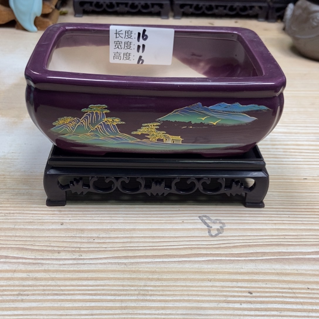 瓷片陶瓷花盆陶瓷艺术