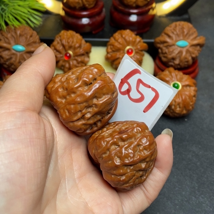 文玩核桃把件36蛤蟆657