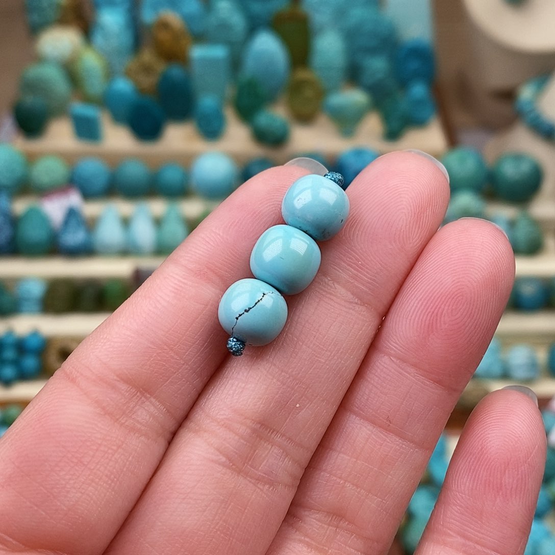 绿松石珠宝奇石未镶嵌