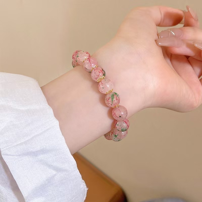 铜合金手链 H419 时尚轻奢气质百搭优雅弹力线小众弹力绳手串