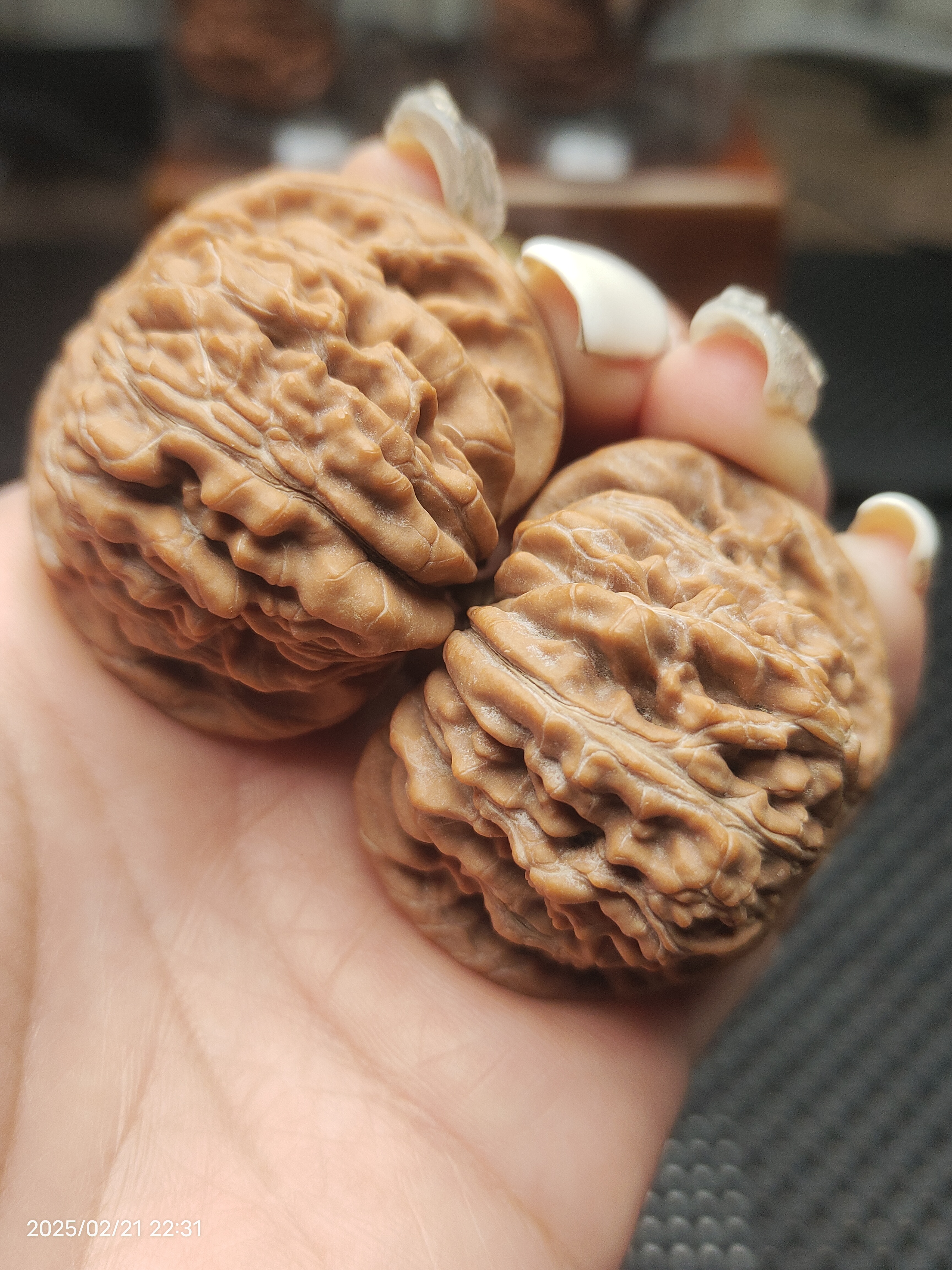 文玩核桃44尺寸全品山西汉高楼