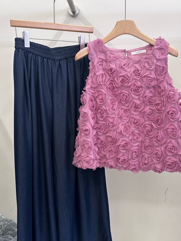 雪纺重工压褶波点半裙度假风韩系遮胯显瘦