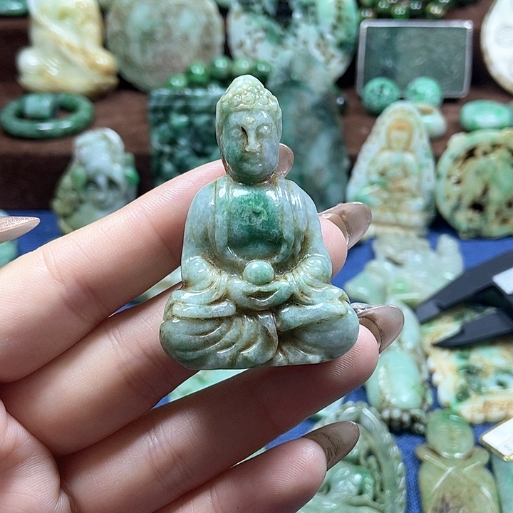 翡翠颈饰未镶嵌0000000000