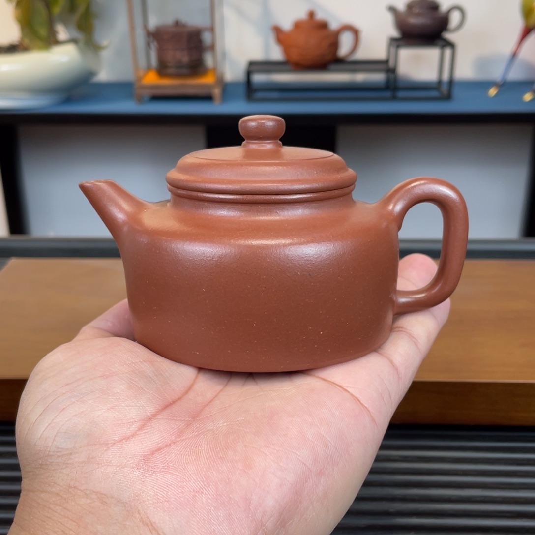 紫砂茶壶中槽青德钟200cc