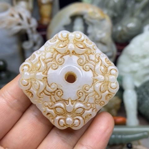 和田玉挂件把件摆件未镶嵌