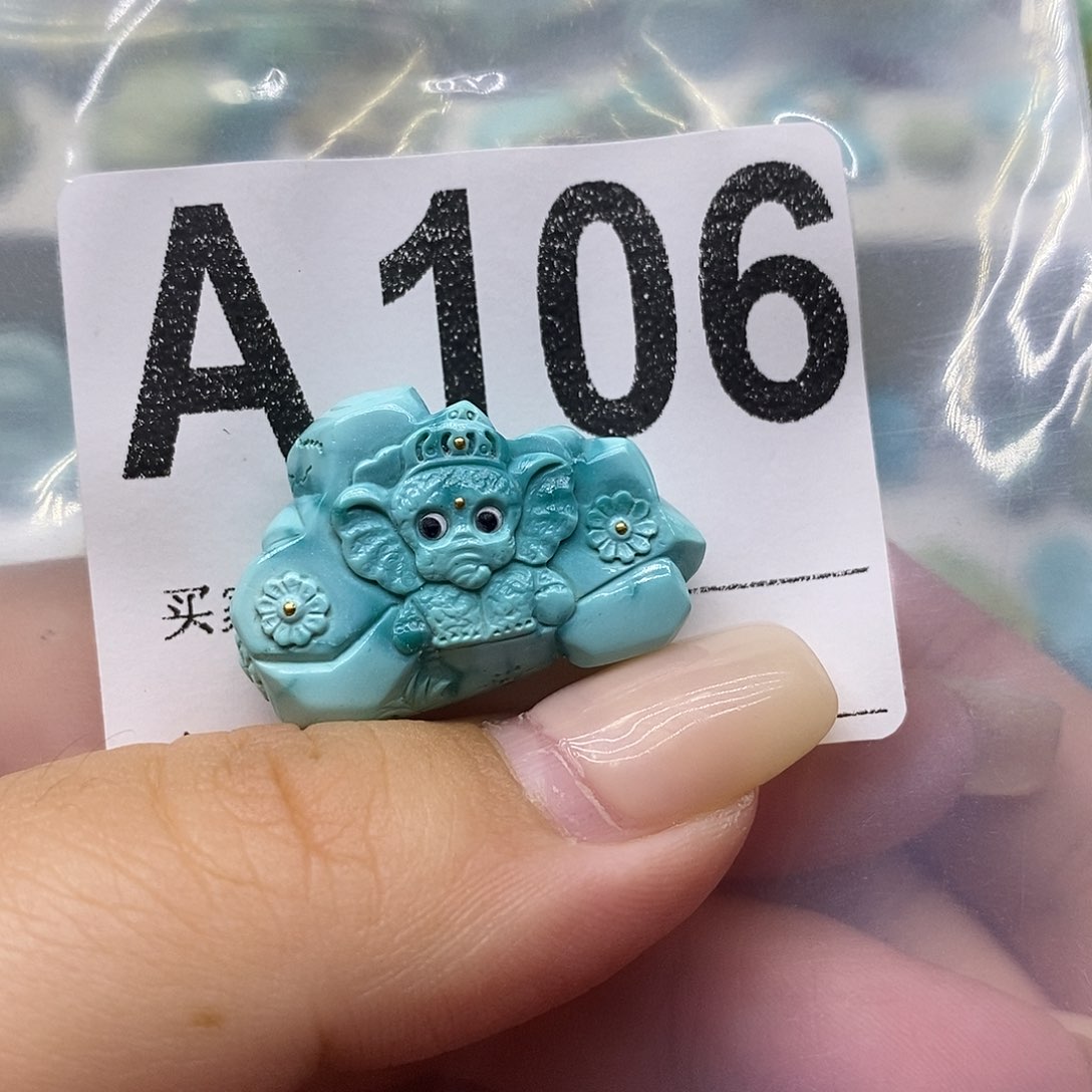 未镶嵌绿松石绿松石配饰定制*️****