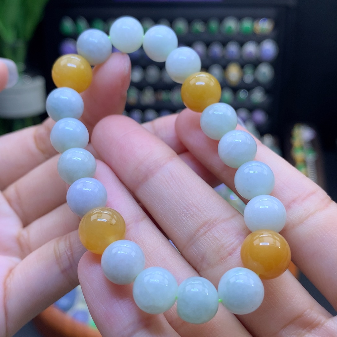 翡翠未镶嵌颈饰天然