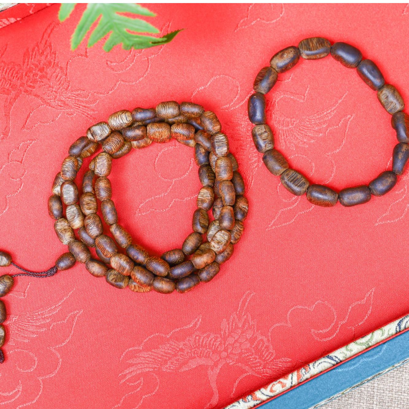 沉香442070/442067奇楠枣珠单圈+多圈套装（多样性发货）