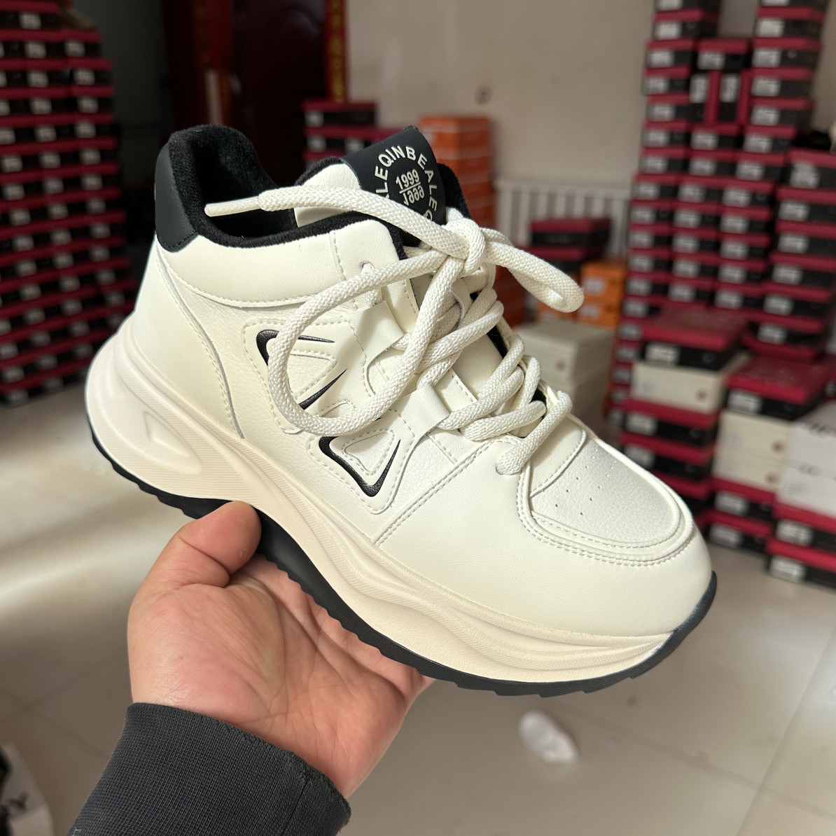 B2234新款加绒超轻老爹鞋