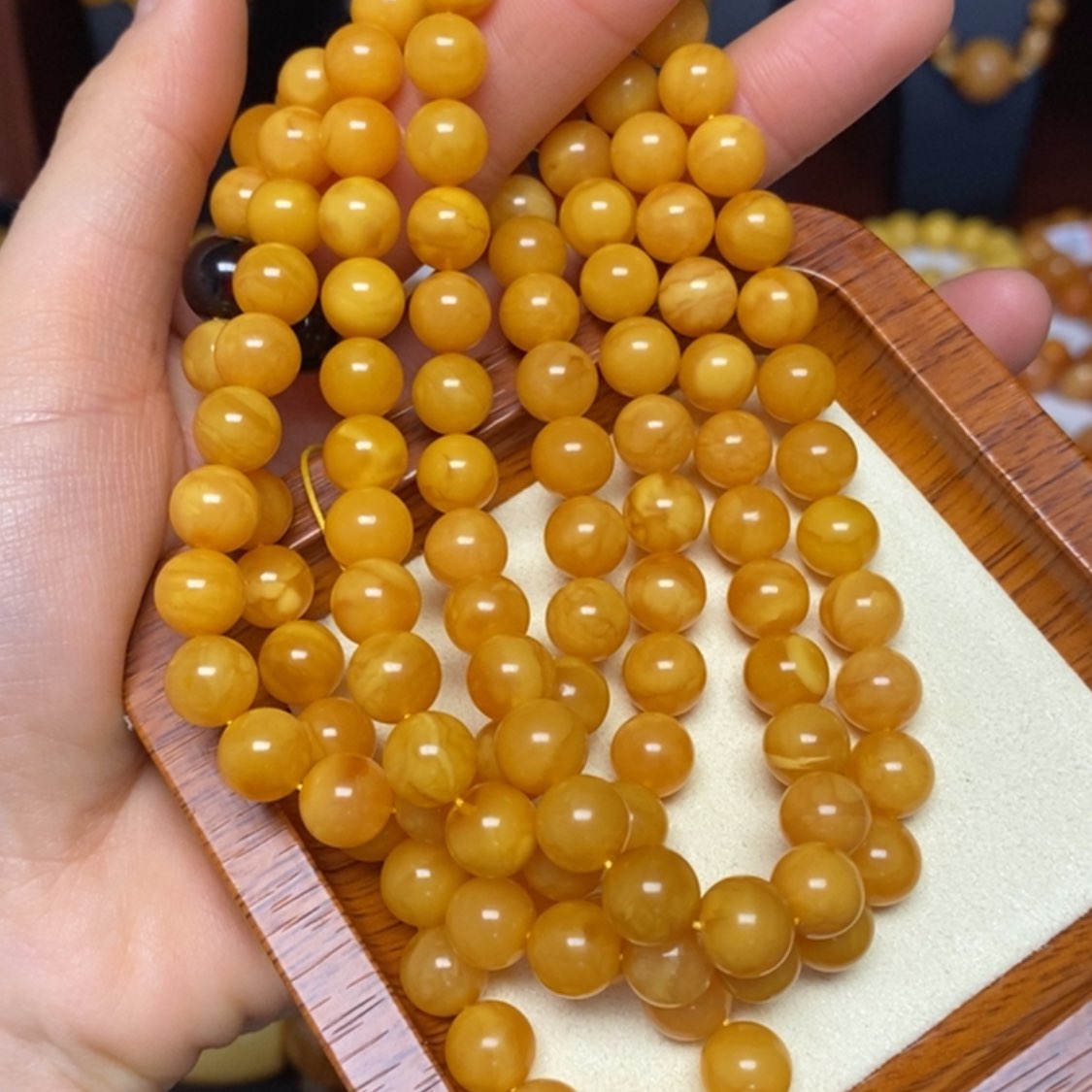 【闪购商品】蜜蜡手链未镶嵌手串