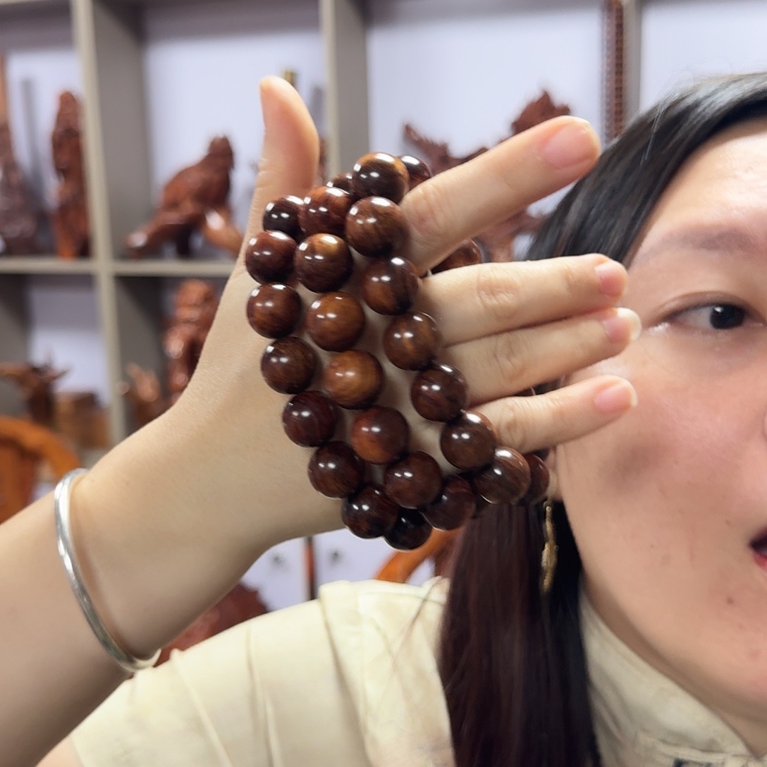 手串/手链黄花梨/降香黄檀家具老料1.5规格海黄手串