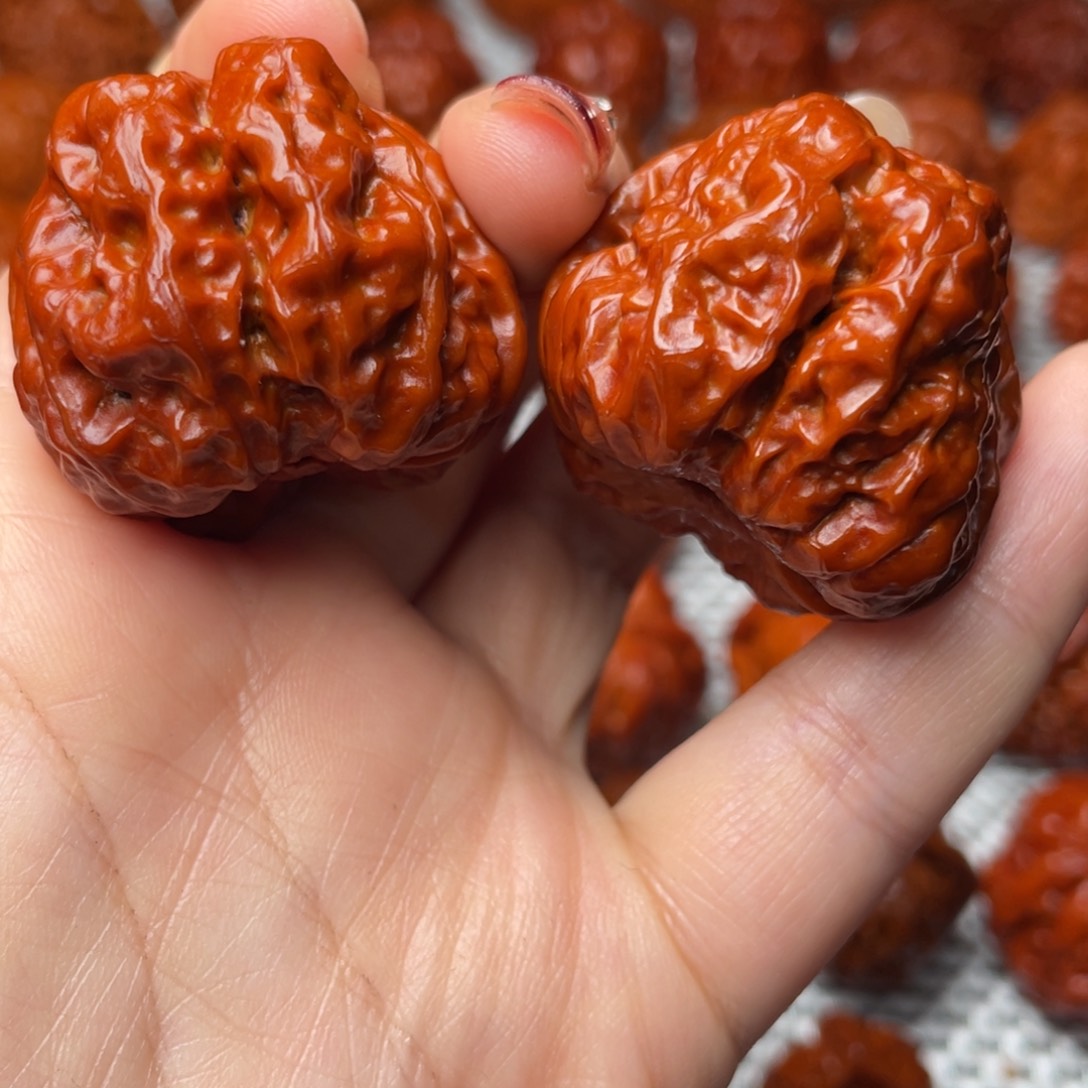 桃核吊坠文玩核桃 手把件 蛤蟆头 37