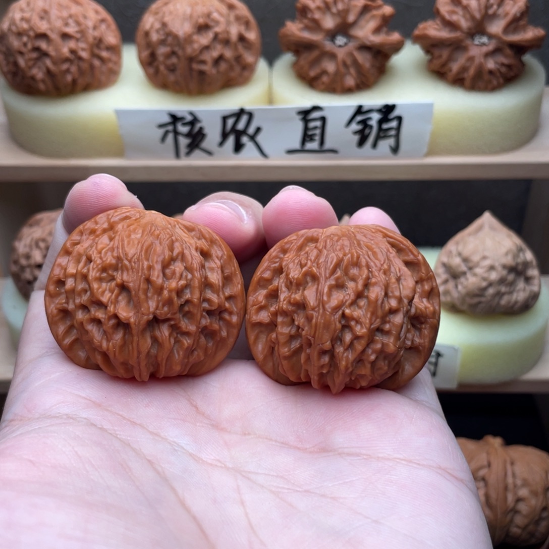 吊坠文玩核桃福利磨盘41➕交友价