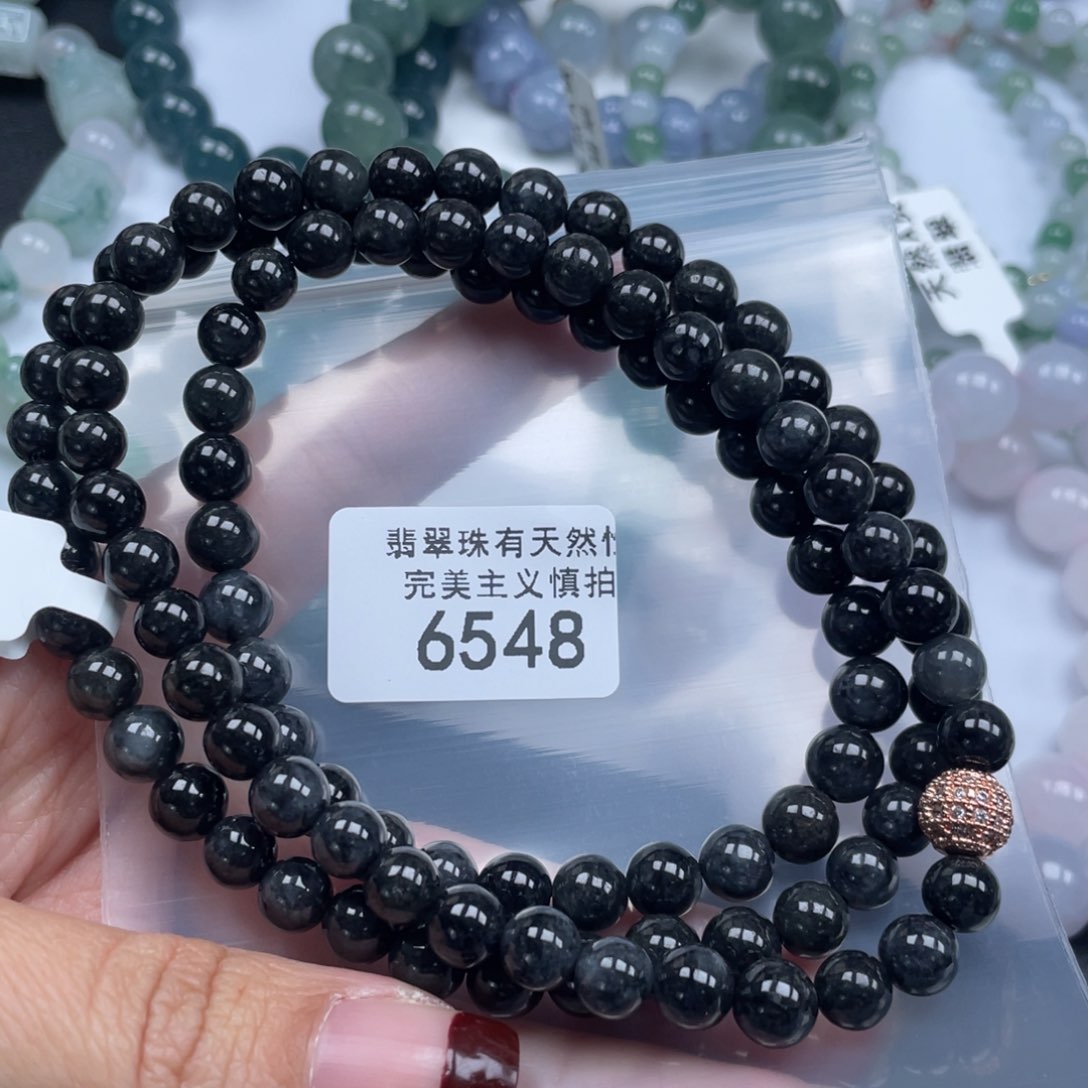 翡翠手链未镶嵌心**往纯天然a货缅甸翡翠包邮