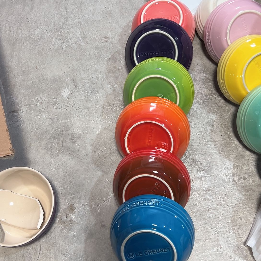 陶瓷 5.5碗 深色系6个 加勒比蓝换深蓝