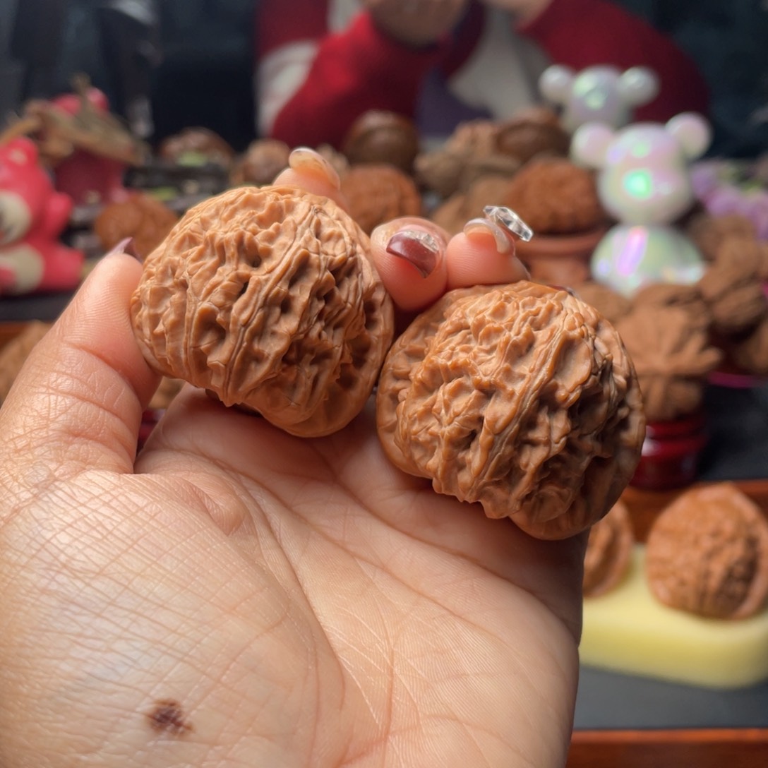 【闪购商品】文玩核桃把件Y**_白狮子40