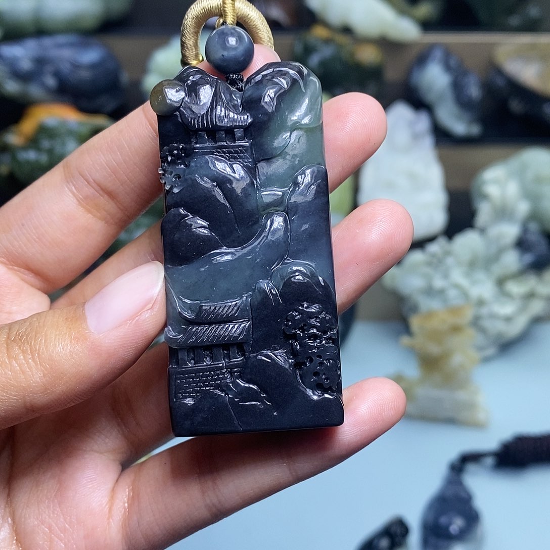 颈饰未镶嵌和田玉哈****