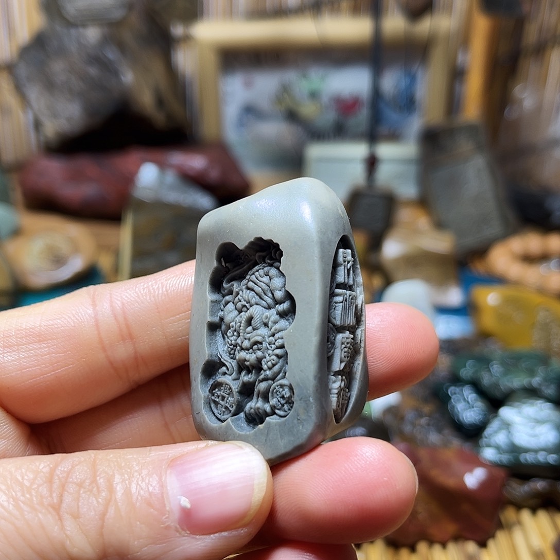 原石雕刻手把件摆件