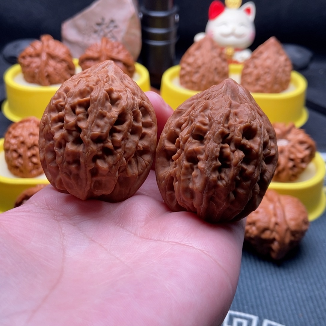 文玩核桃吊坠大沽石