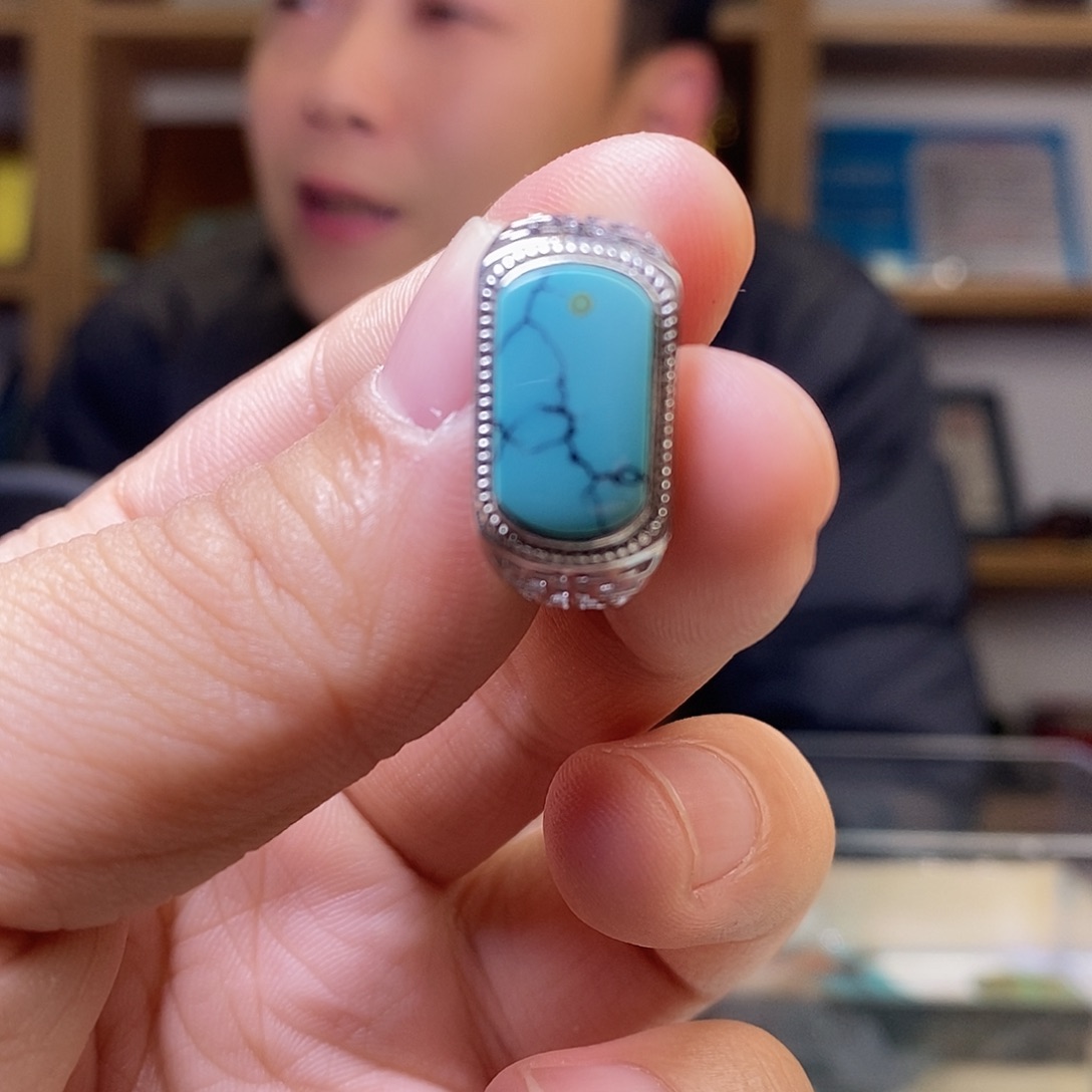 绿松石未镶嵌戒指