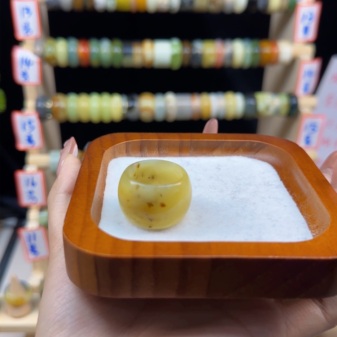 蛇纹石玉内径19.4合金S****子