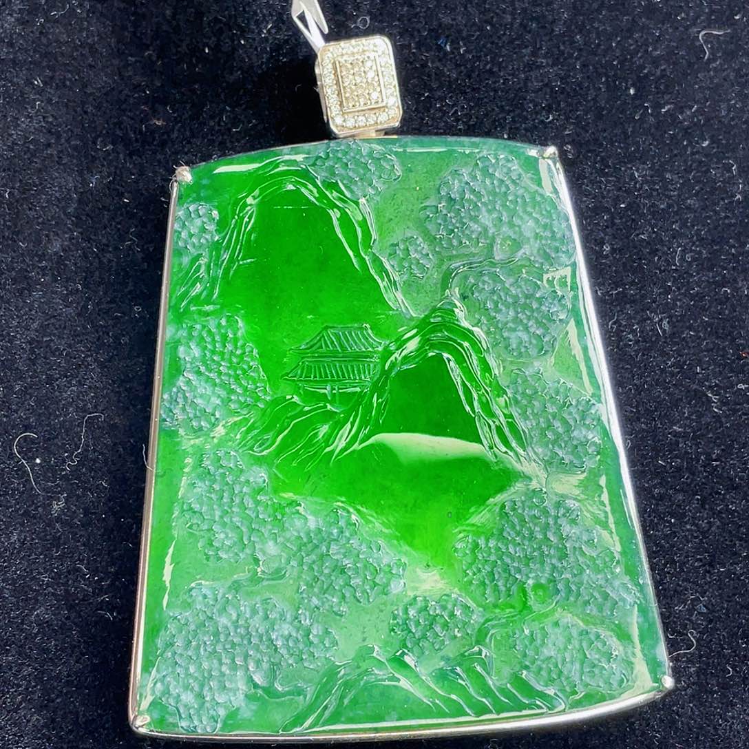 翡翠吊坠(不含链)未镶嵌