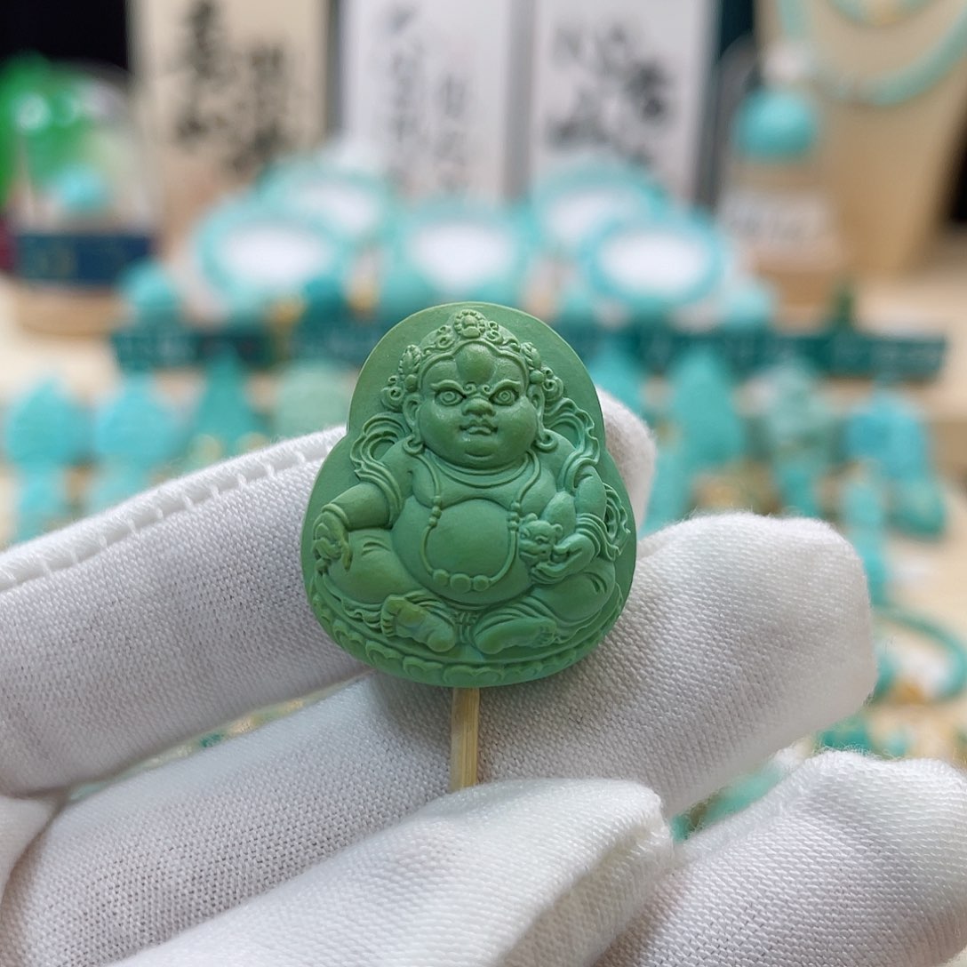 绿松石珠宝奇石未镶嵌